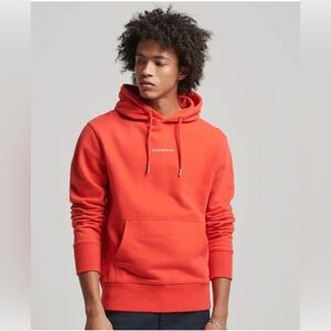 Superdry Unisex Coral Hoodie. Small